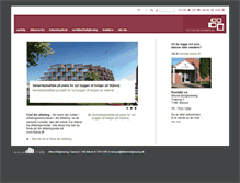 Tablet Screenshot of billund-boligforening.dk